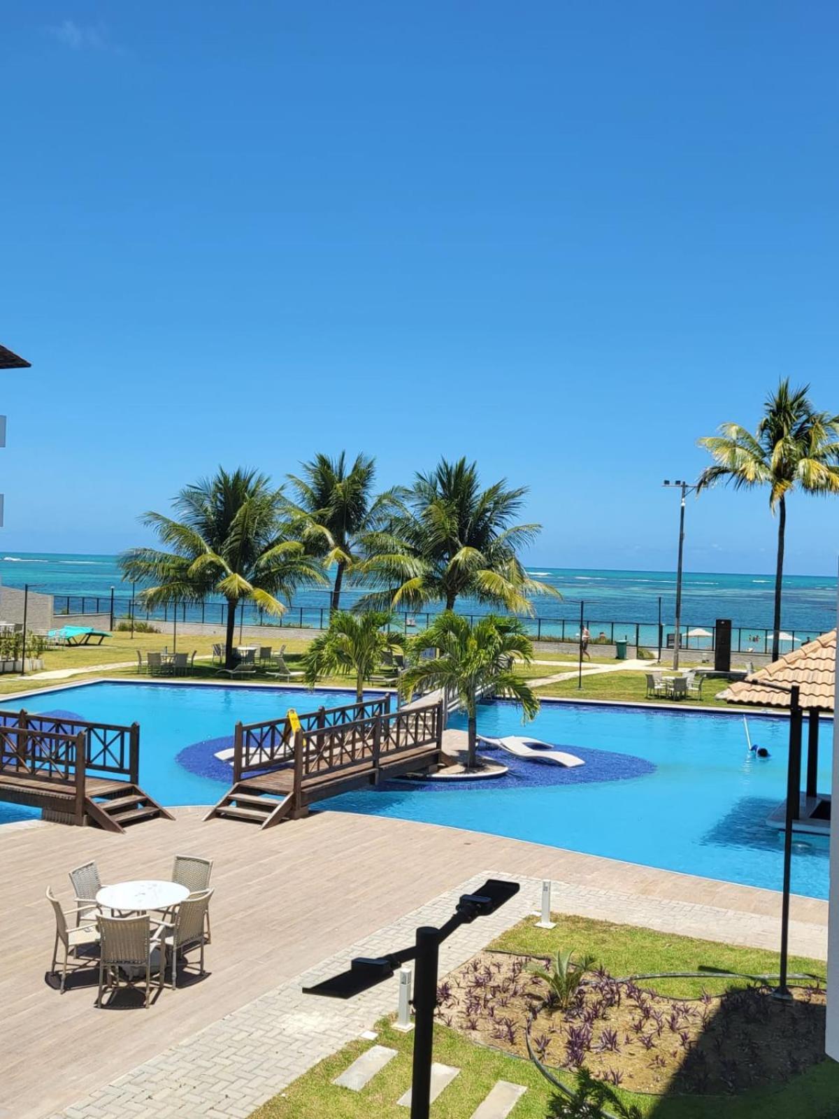 Flat Fantastico Na Beira Mar Em Tamandare Apartment Exterior foto