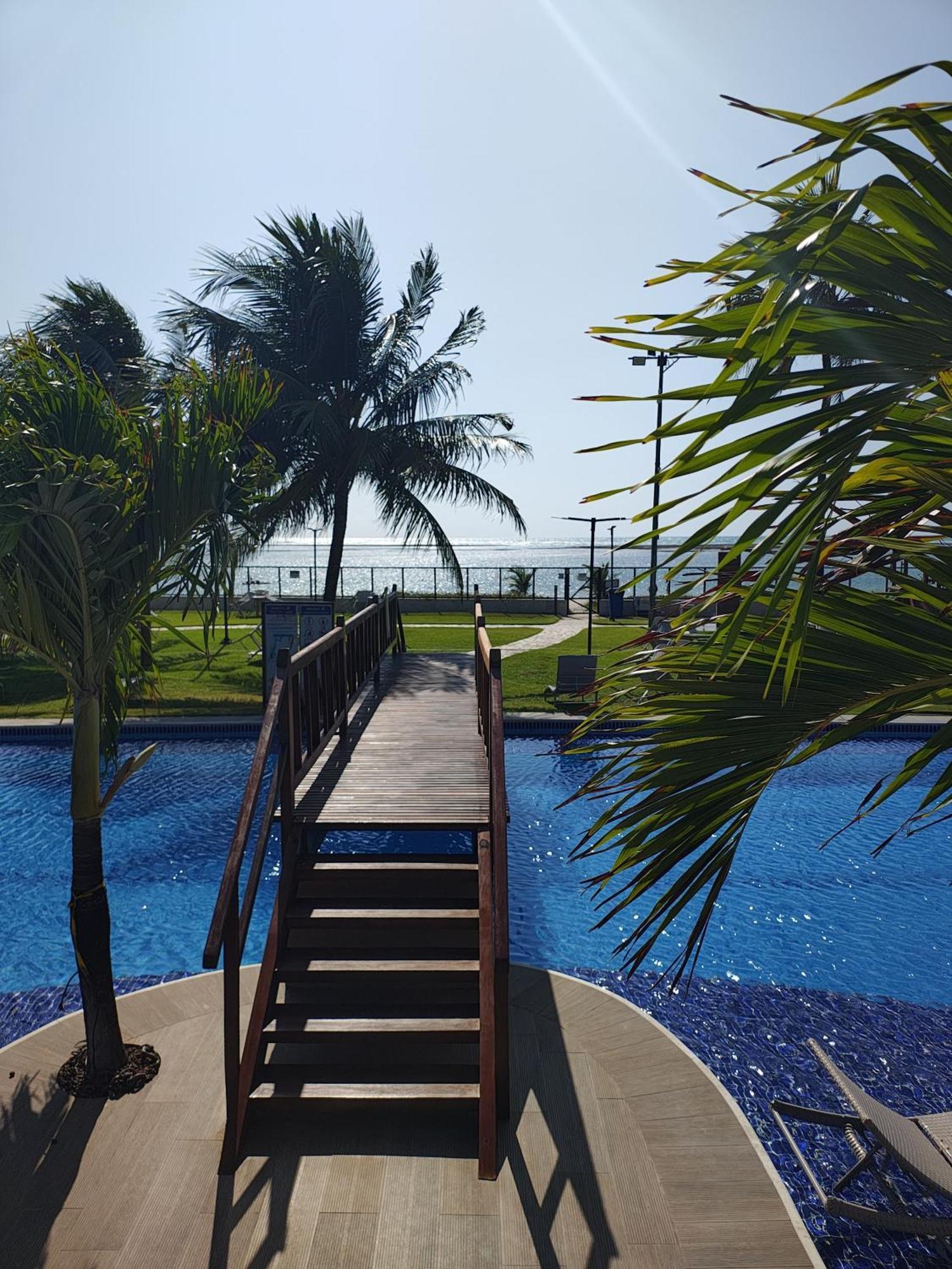 Flat Fantastico Na Beira Mar Em Tamandare Apartment Exterior foto
