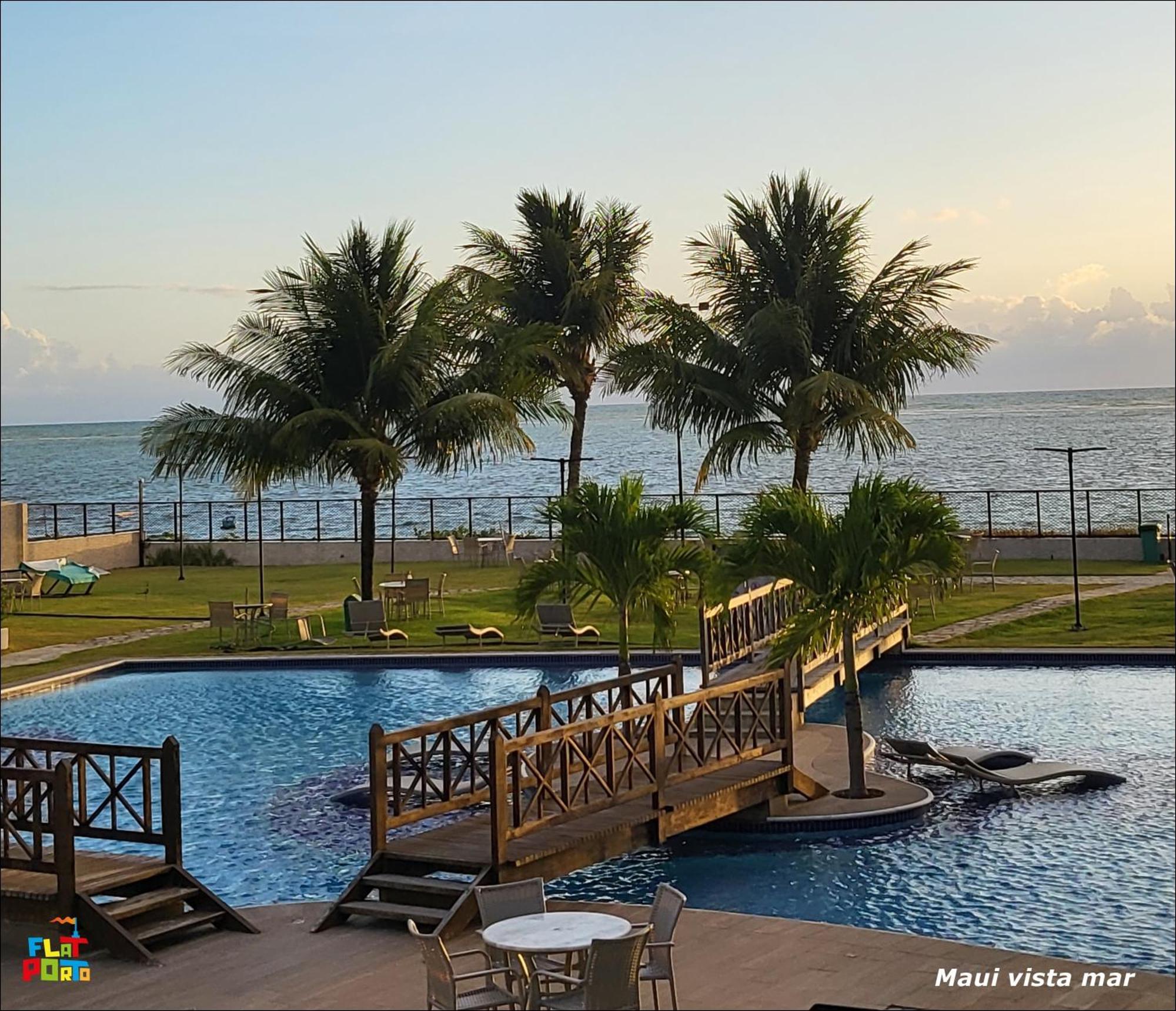 Flat Fantastico Na Beira Mar Em Tamandare Apartment Exterior foto